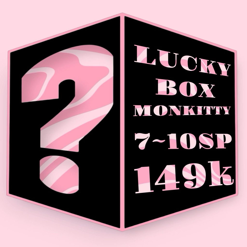 LUCKY BOX MONKITTY [ 7~10 PRODUCTS ] STYLE Y2K / HELLOKITTY / ACUBI