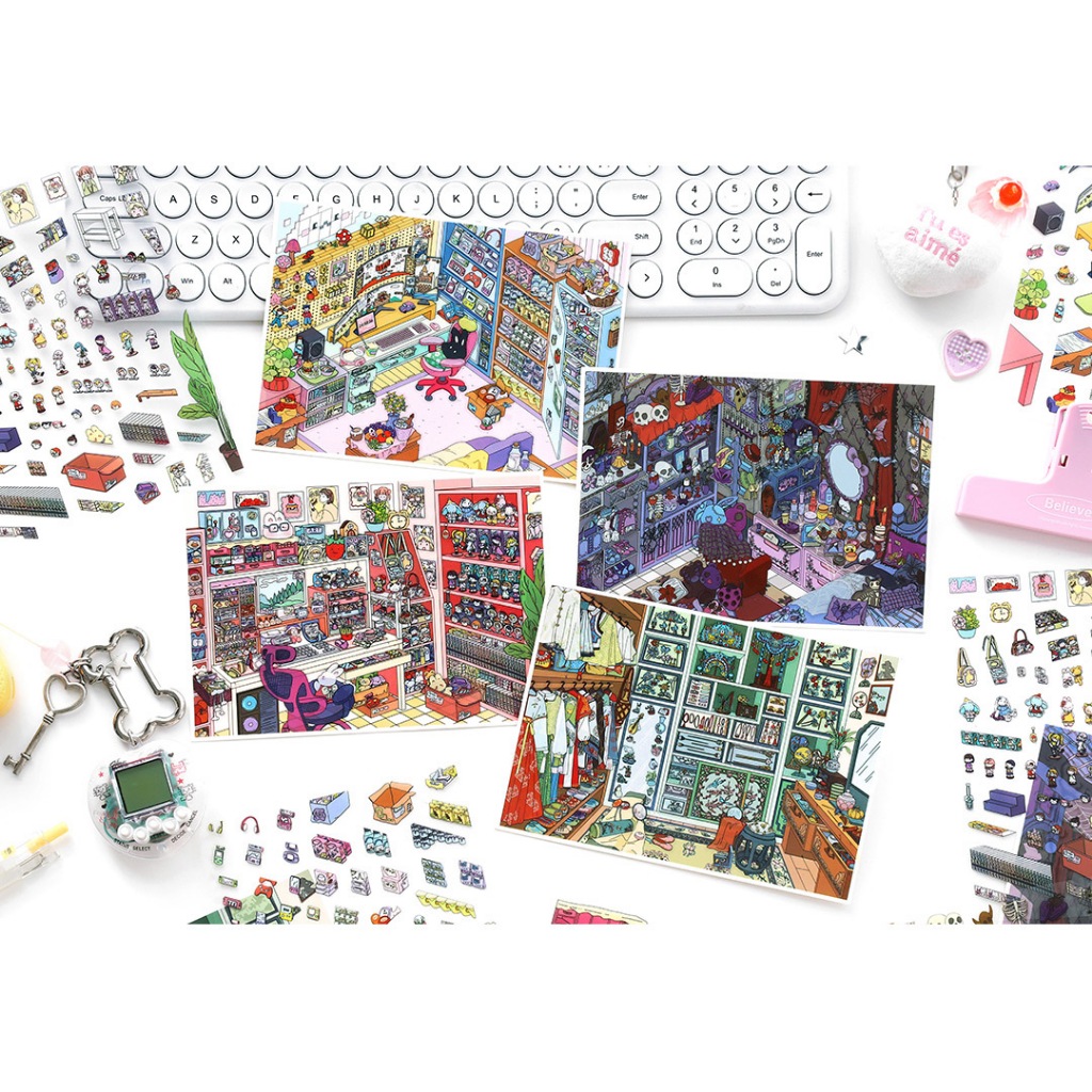 สติ๊กเกอร์ 3D [DANN.Studio] - Sweet Home Collection-Part 18 (Infeel.Me) - INF-M18