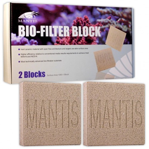 วัสดุกรอง Microbial พรีเมี่ยม MANTIS BIO FILTER (บล็อก / ทรงกลม) - การรักษาที่มีประสิทธิภาพของ NH4/N