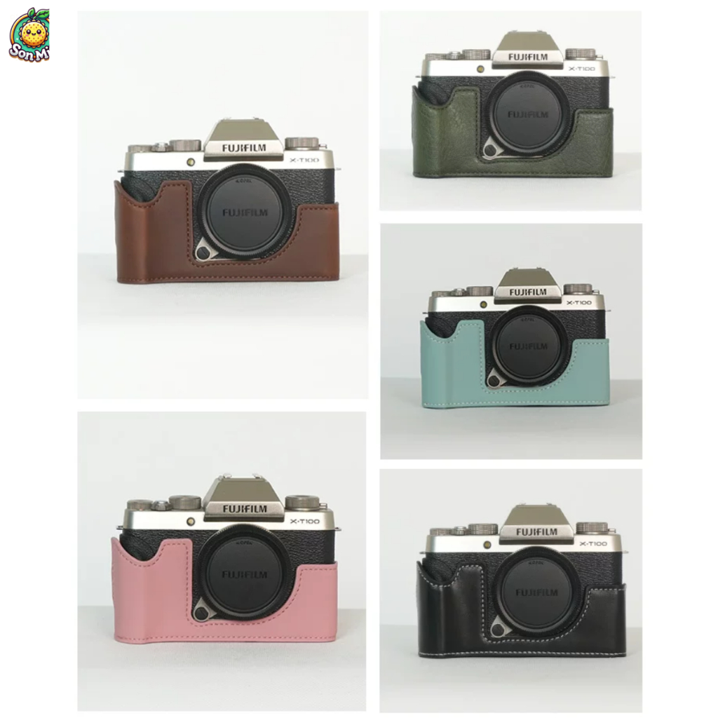 [มีจําหน่าย HN] Halfcase สําหรับ FUJIFILM XT100 XT200 เคสป้องกันกล้องหนัง