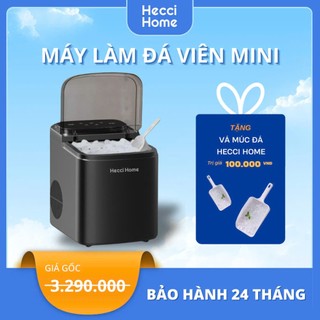 Máy làm đá viên mini Hecci Home  - Đá sạch- An toàn sức khoẻ cho gia đình bạn(9 viên đá 7-10 phút)