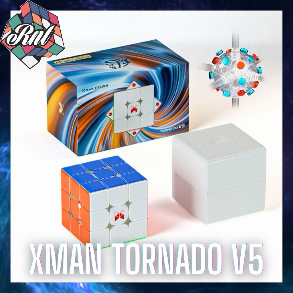 Rubik 3x3 Qiyi XMD Tornado v5 UV Ballcore 20M Professional