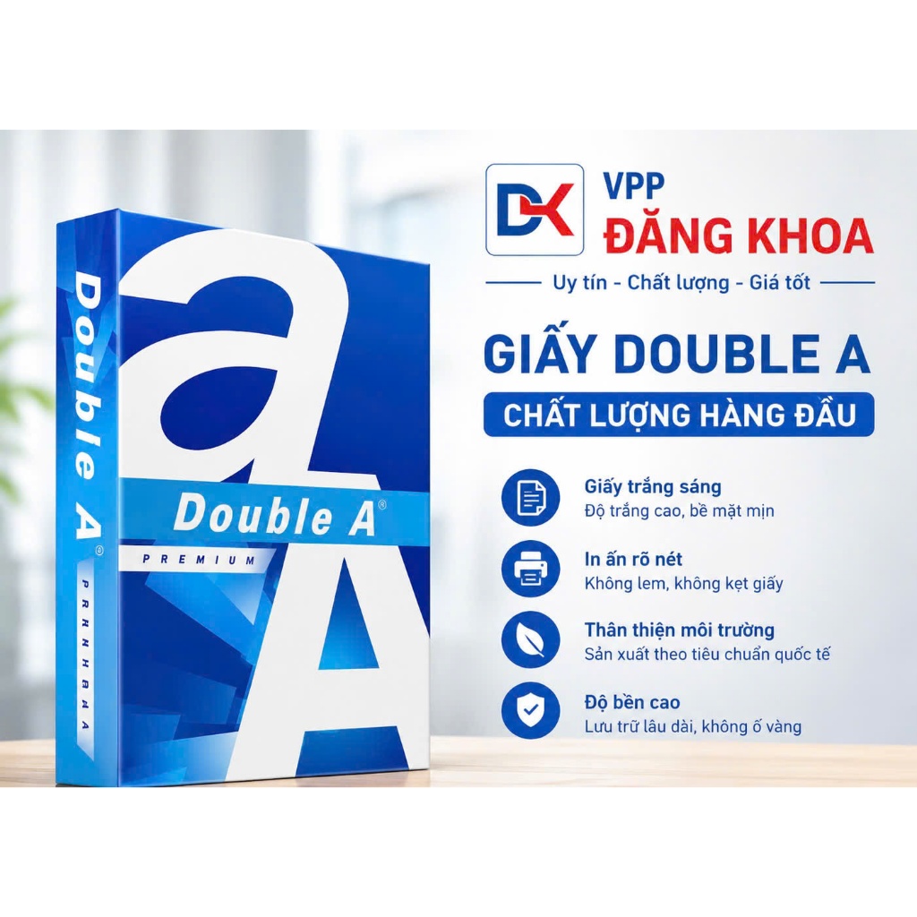[จัดส่งด่วน] กระดาษพิมพ์ DOUBLE A4 70GSM, A4 DOUBLE A
