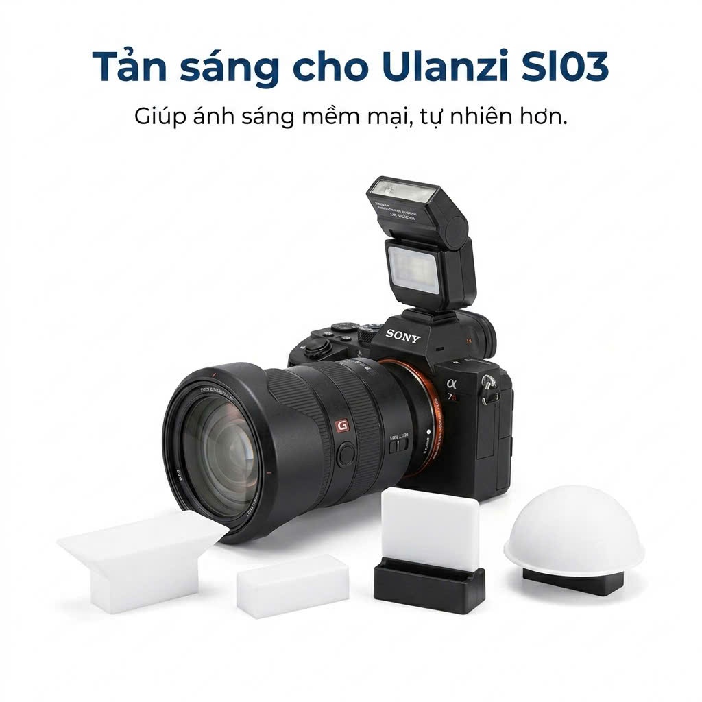 เครื่องกระจายแสงสําหรับ Flash Mini Sl03 - Diffusion สําหรับ Ulanzi Sl03 - สินค้าสั่งทําพิเศษโดย Nayt