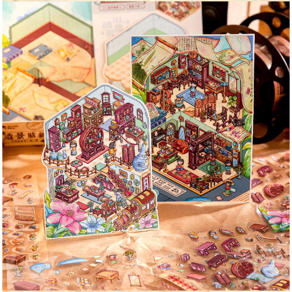 สติ๊กเกอร์ 3D [DANN.Studio] - Kaleidoscope Collection (Mr.Paper) - MRP-K
