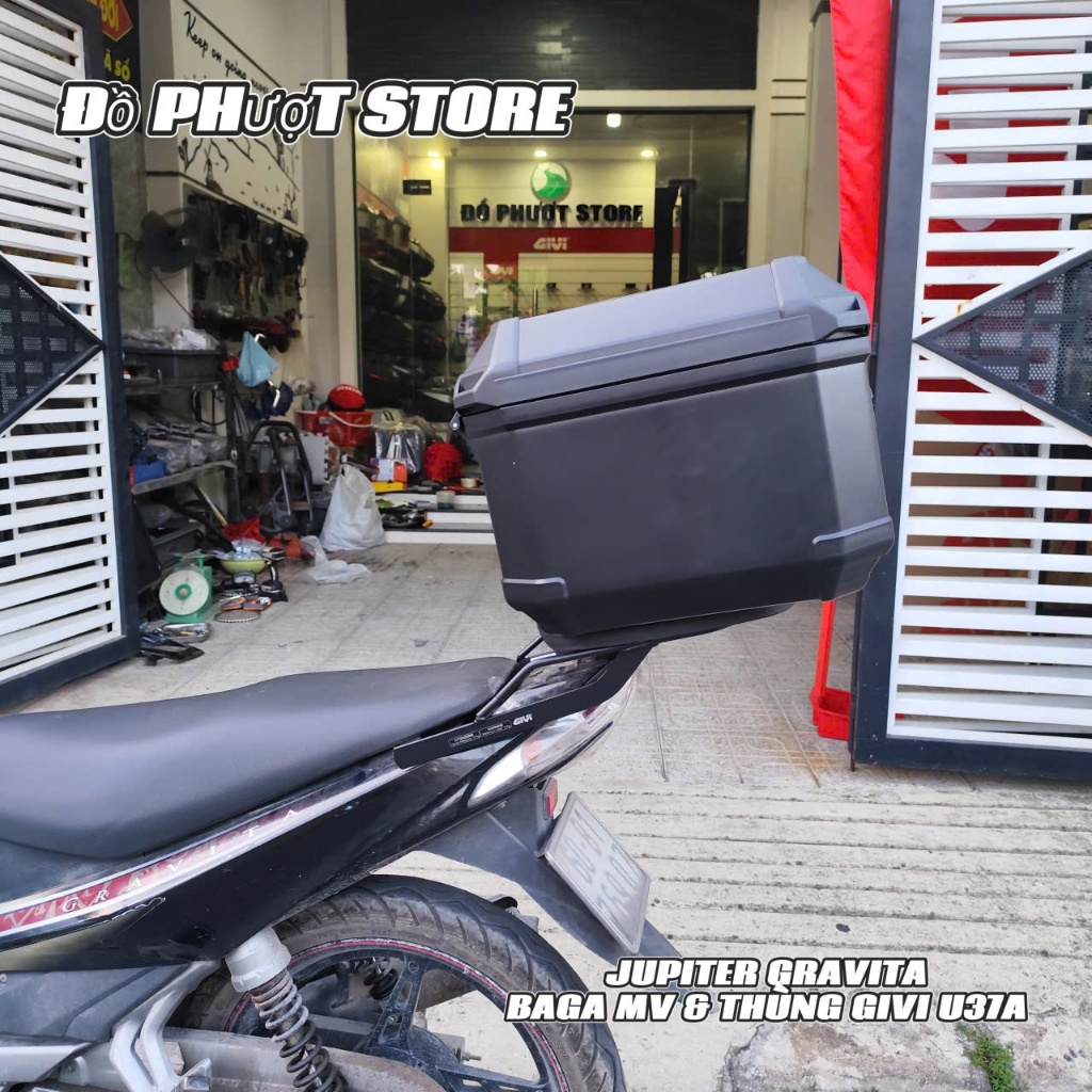[GENUINE] Givi U37A 37L Case Combo & Baga Givi MV For Jupiter Gravita - 2 Years
