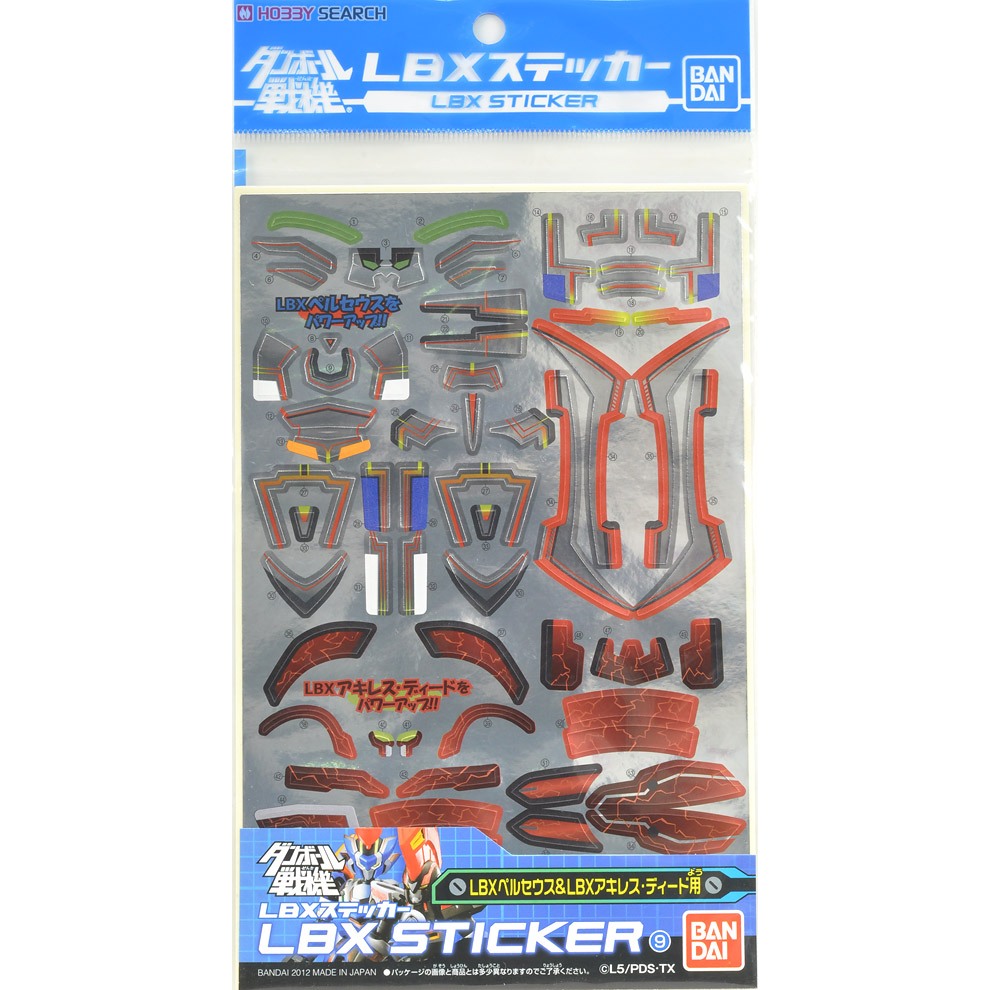 LBX Sticker หลายโมเดล Bandai ของแท้
