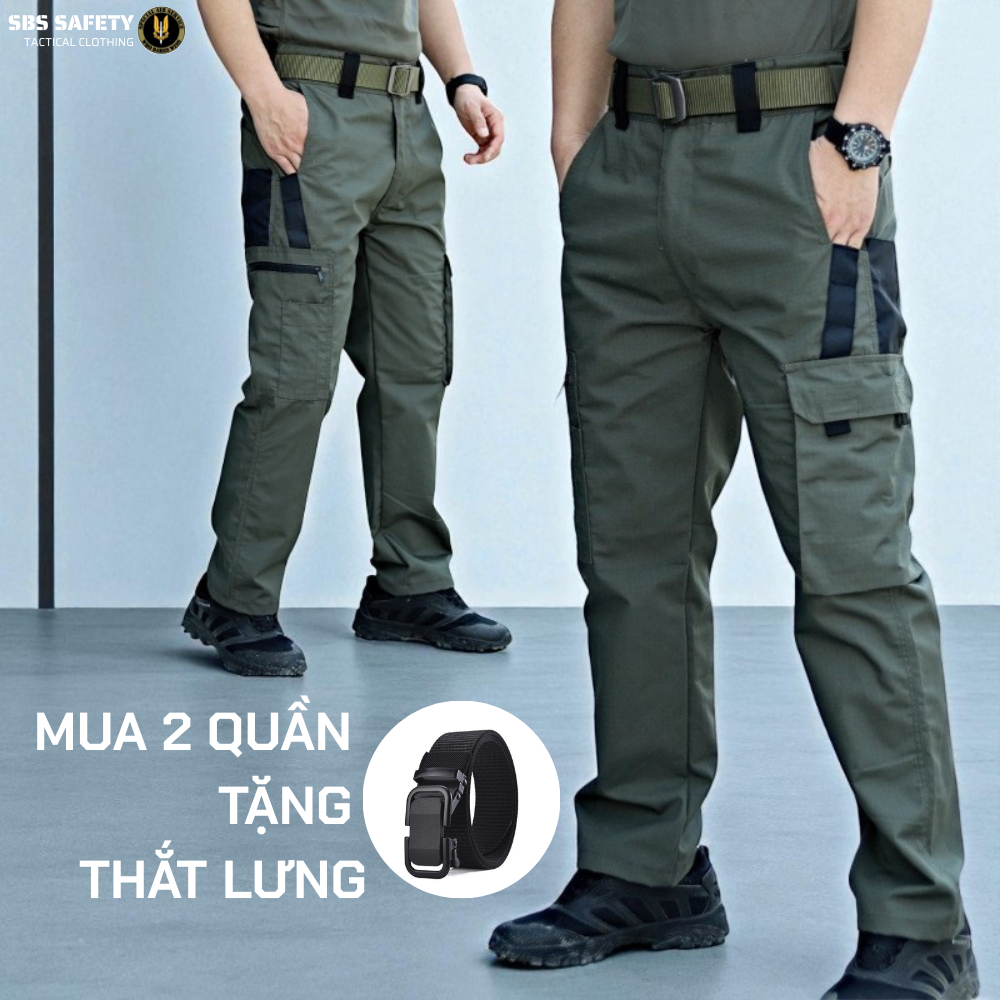 Pocket Technical Pants กางเกงยุทธวิธีสําหรับผู้ชาย EDC (046)