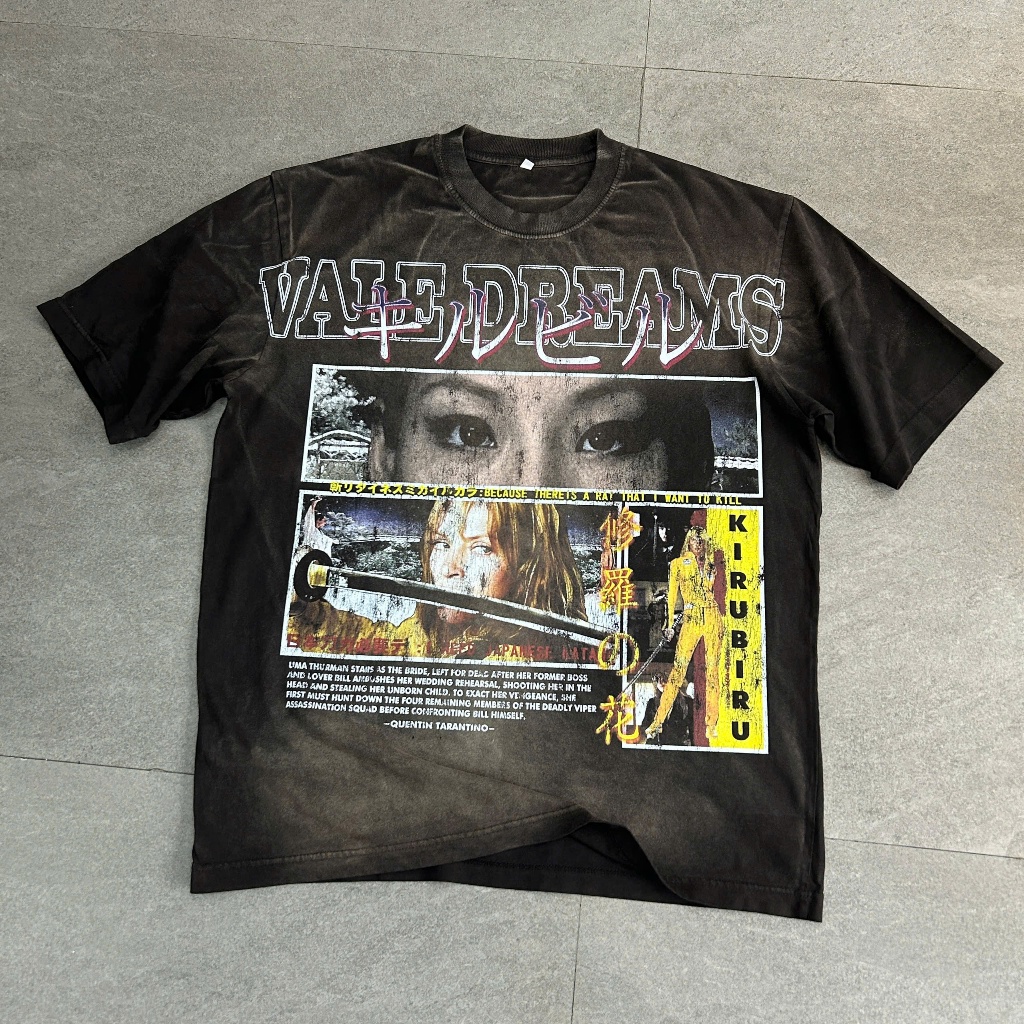 Vale Dreams Kill Bill เสื้อเชิ้ตไซส์ใหญ่