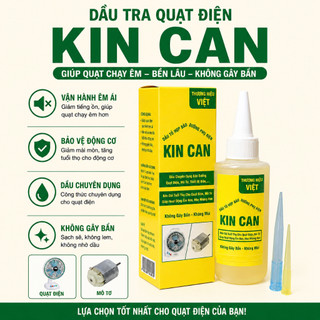 Dầu Bảo Dưỡng Quạt Điện, Thiết Bị Điện Cao Cấp Số 1. Bôi Trơn,Chống Rỉ Sét Ăn Mòn ,Chai Lớn 100ml