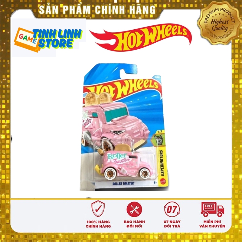 Hot Wheels Roller Toaster Car Model - 1:64 Scale Experimotors Series - Unique Toaster Car