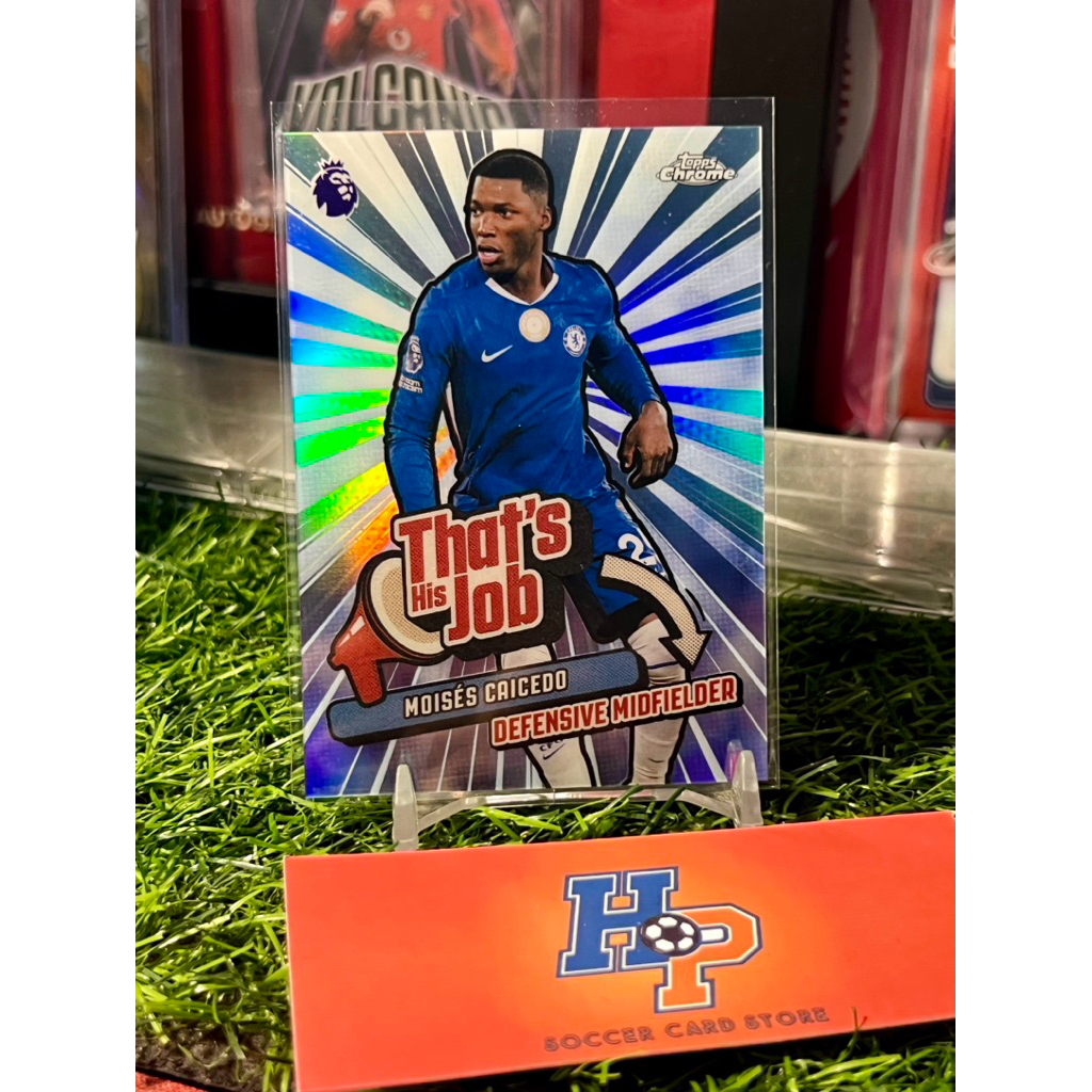 Moises Caicedo That Job Topps Chrome EPL 2025/26 การ์ดฟุตบอล