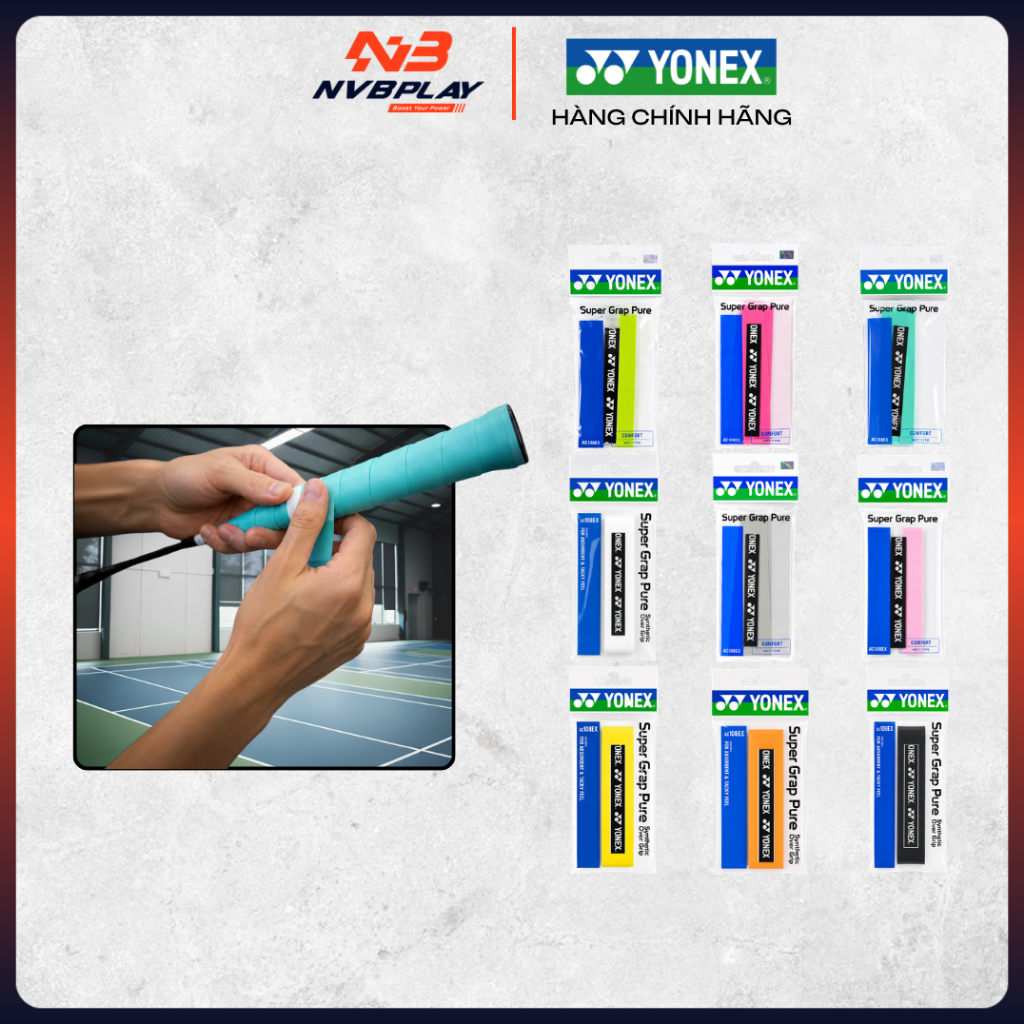 Yonex AC108EX Overgrip - ไม้แบดมินตัน Yonex Overgrip - สินค้าของแท้