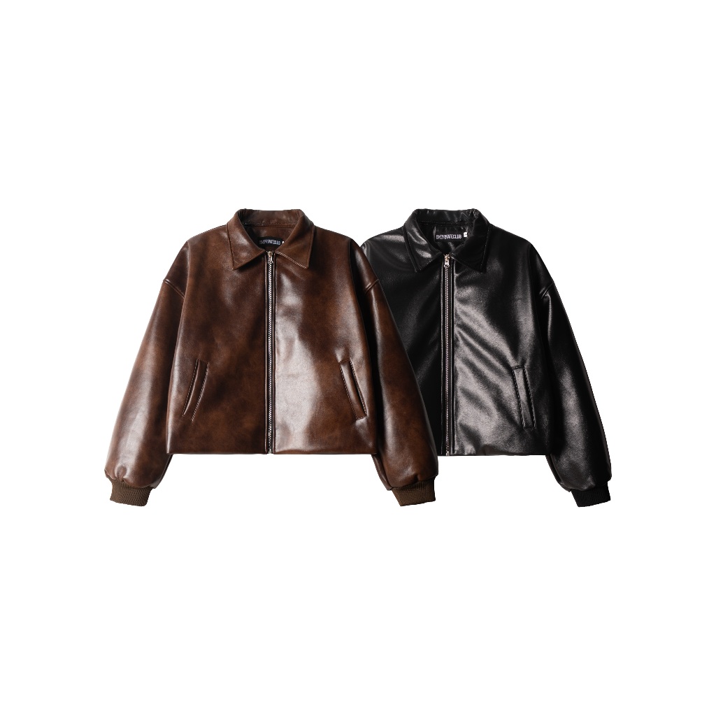 FRIDAY Bomber Leather Jacket - ISME PRIVATE CLUB