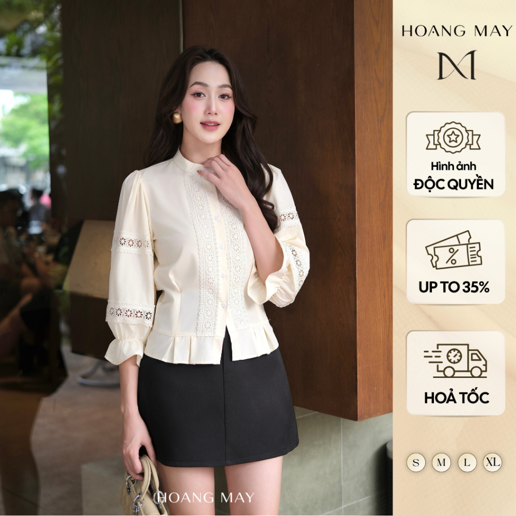 CLOUD Queen เสื้อผู้หญิงลูกไม้คอหมีจีบคุณภาพสูง Vitex ผ้าสลิป E82