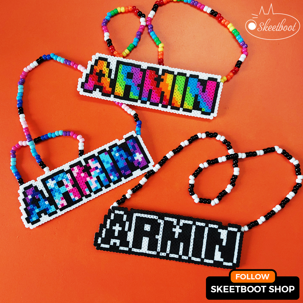 สร้อยคอ Kandi Armin Van Buuren พร้อมไฟ LED - สร้อยคอนักสลับแขน - เครื่องประดับเทศกาล edm