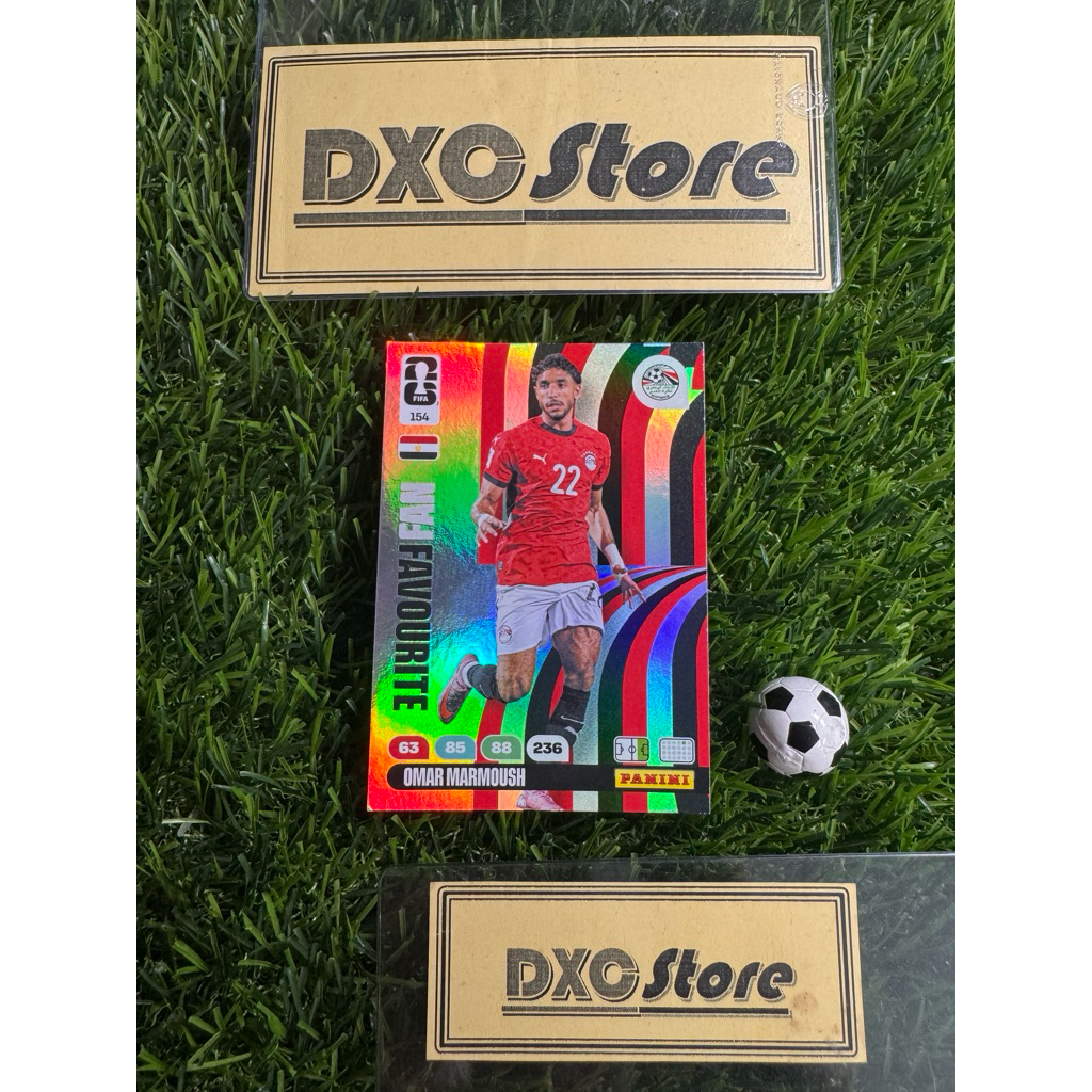 [ ของแท้ ] - FAVOURITE FAN - PANINI ADRENALYN XL WORLD CUP 2026 - OMAR MARMOUSH (EGYPT)