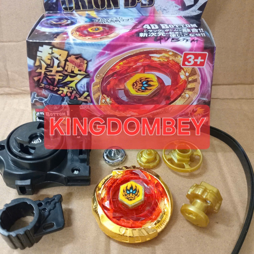 [Golden Edition] Golden Energy Red Ring 3-Eye Boss Spinner, 4D Phantom Orion Infinity Spinner