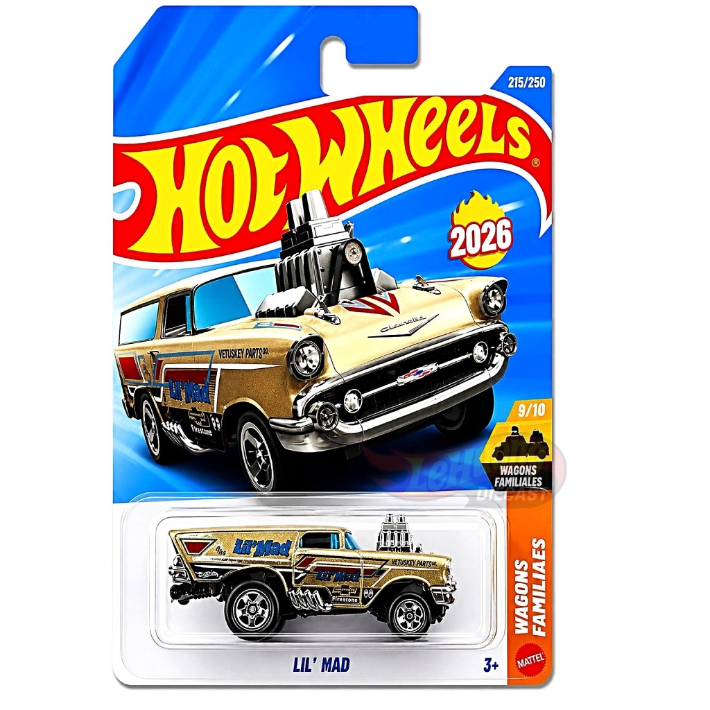 LeHuong Diecast - Hot Wheels Mooneyes Lil Mad Wagons Mad Max รถโมเดล