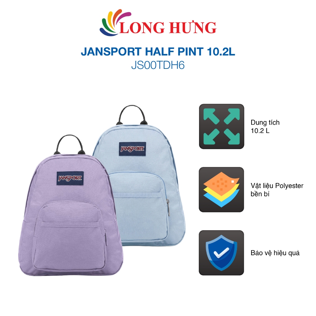 JanSport Half Pint Backpack 10.2L JS00TDH6 - สินค้าของแท้