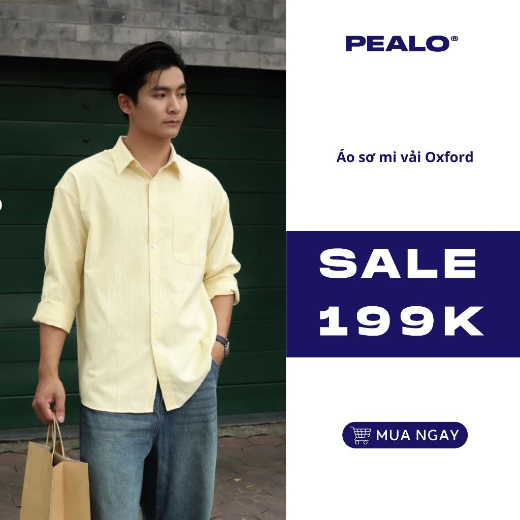 เสื้อ PEALO ผ้าคอตตอน Oxford พรีเมี่ยม SPT2