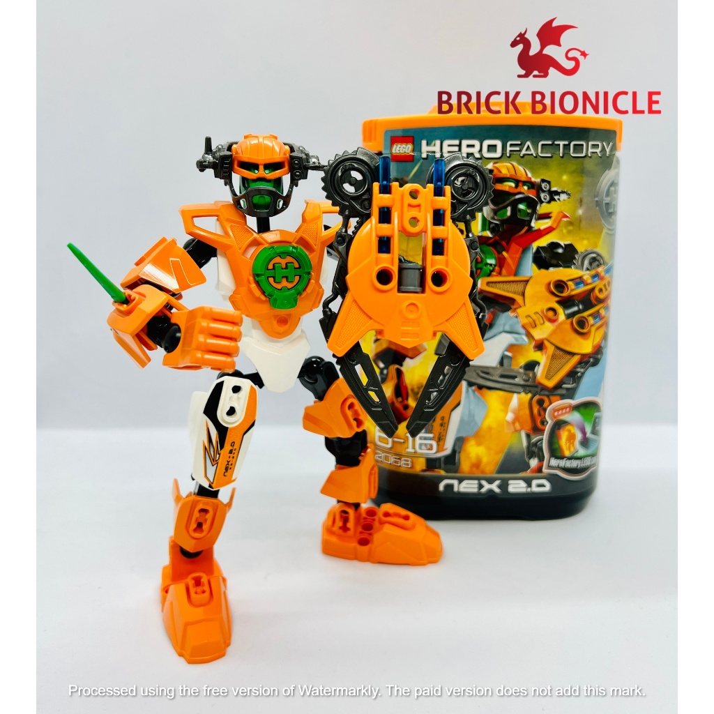VINTAGE HERO FACTORY - HERO FACTORY ASSEMBLY TOY - 2068 Nex 2.0