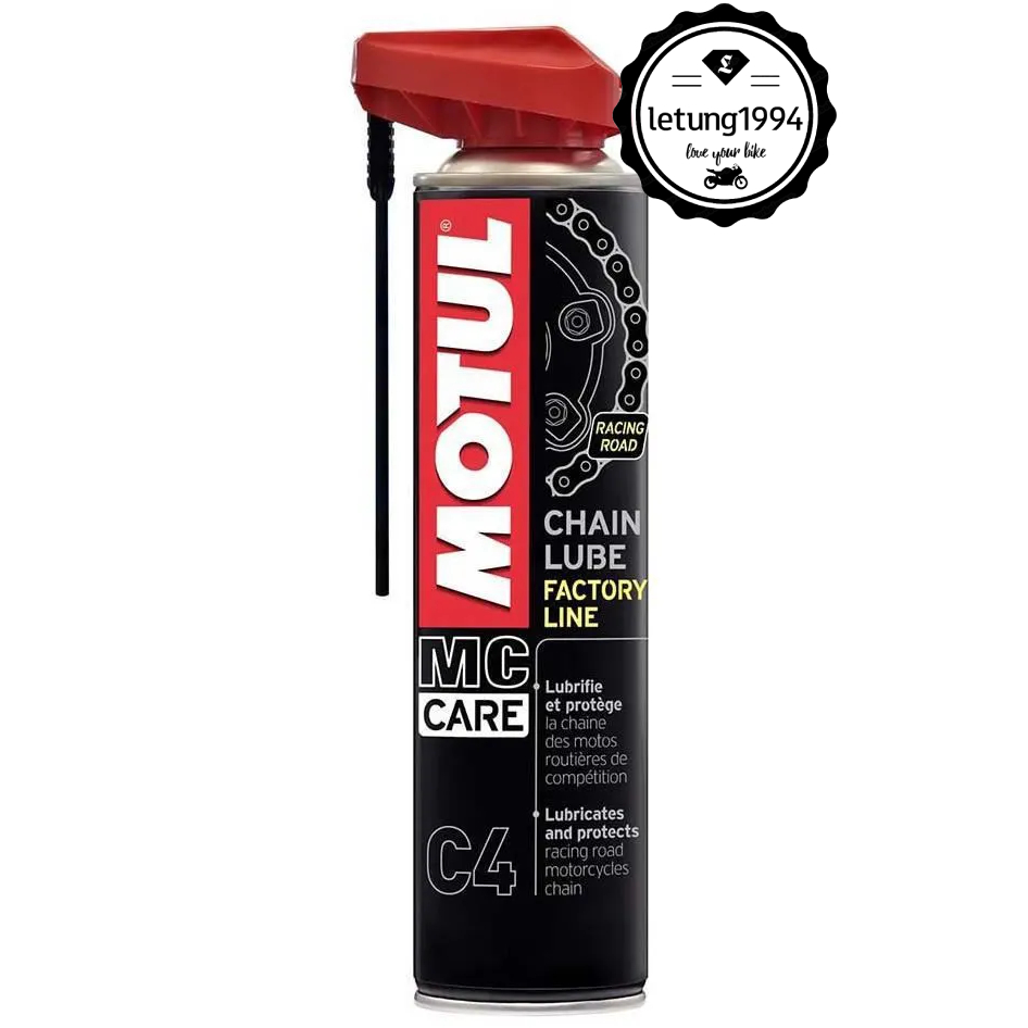 Motul C4 Chain Lube Spray 400ml – ของแท้ French Chain Lube Factory Line