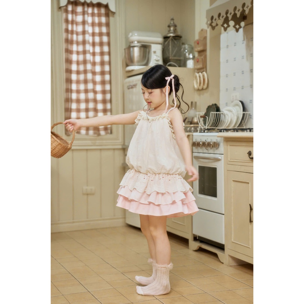 [ SolLa Be ] Audora Dress - ชุดเดรสเจ้าหญิงสาวน้อยหวานและไหลมาน้อย