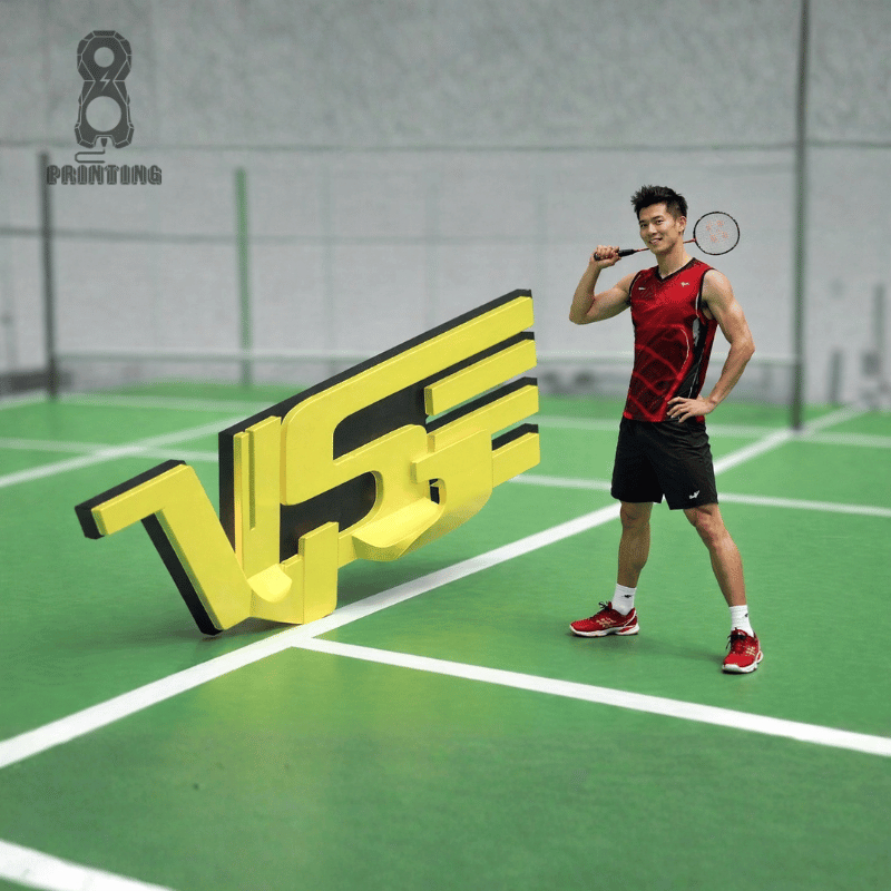 ชั้นวางไม้แบดมินตันติดผนัง VS Logo (Venson) - ฟรีกาวสองหน้า 3M