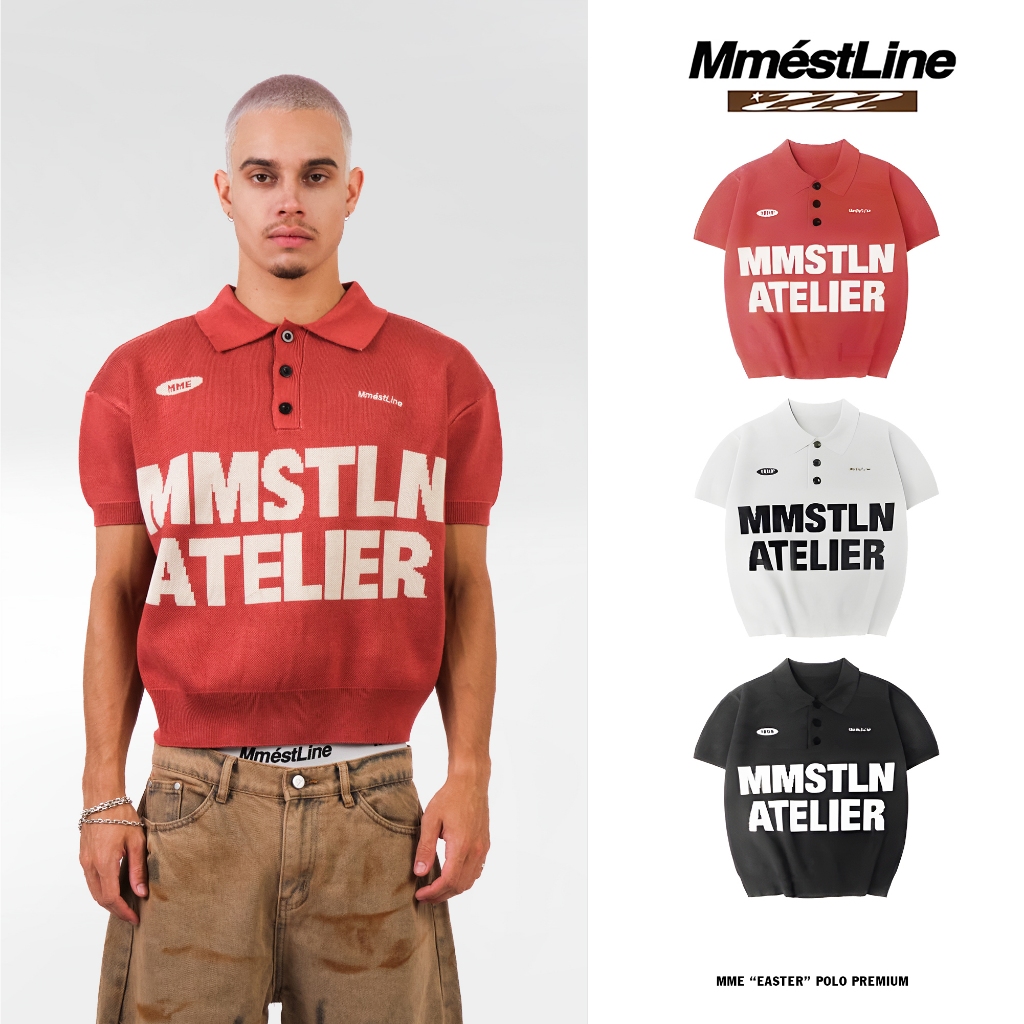 [Restock] เสื้อกล้าม Easter เสื้อโปโลถักถักถักระดับพรีเมียม