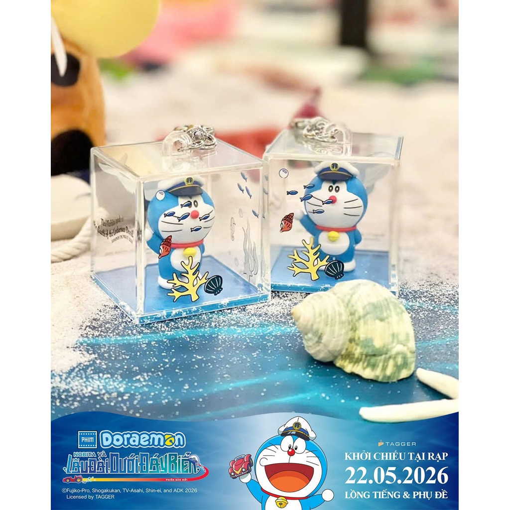 [LOTTE] พวงกุญแจ Doraemon Movie 2026 - พวงกุญแจ Doraemon Movie - โนบิตะกับปราสาทใต้ทะเล (เวอร์ชั่นใหม่)