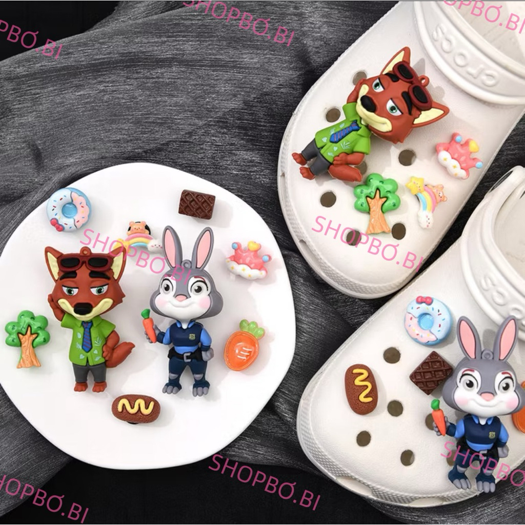 ZOOTOPIA RABBIT และ FOX CHARM SET