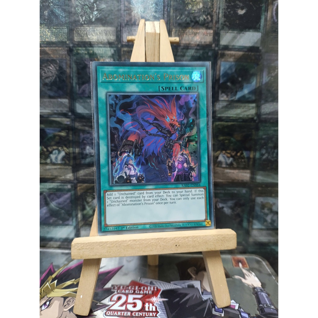 [ Do Lac Yugioh ] Mint90 Yugioh Spell Aboruminations Prison Ultra Card