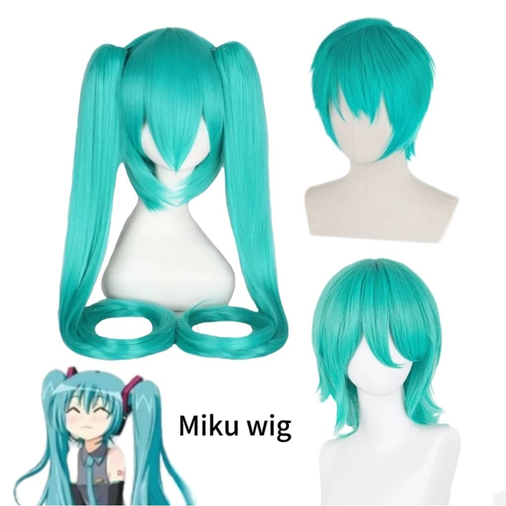 [มีจําหน่าย] Miku/Mikuo วิกผมคอสเพลย์/วิกผม - Voicaloid 32 นิ้ว [Miu Cosplay]