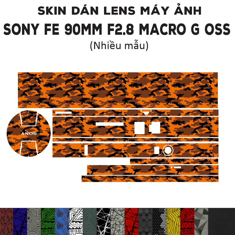 Sony FE 90mm F2.8 Macro G OSS Lens Skin (หลายรุ่น) | Decal Film 3M 90 mm สติ๊กเกอร์กันรอยเลนส์กล้อง