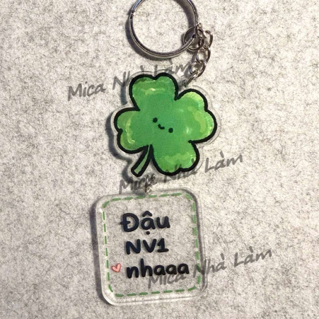 BEAN KEYCHAIN NV1 - LUCKY GRASS - HY VONG GRASS - NORMAL SHOP