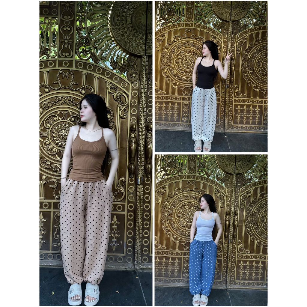 ชุดอ่อนเยาว์มีสไตล์ของเสื้อคล้องคอธรรมดาและกางเกงบอมเบอร์_sbt_840