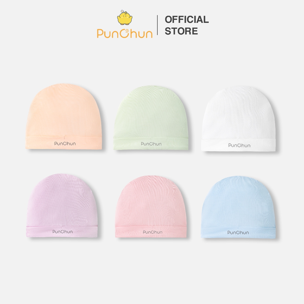 [PUNC 0-6M] หมวกทรงกลม Punchun Cup สําหรับทารกแรกเกิด