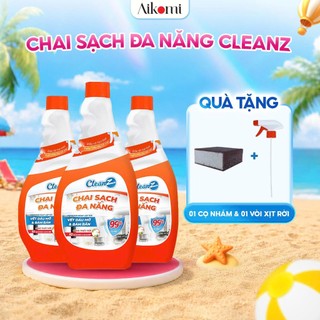 Chai Sạch Nhà Và Bếp Cleanz Làm Sạch Dầu Mỡ, Vết Ố Vàng Dung Tích 450ml