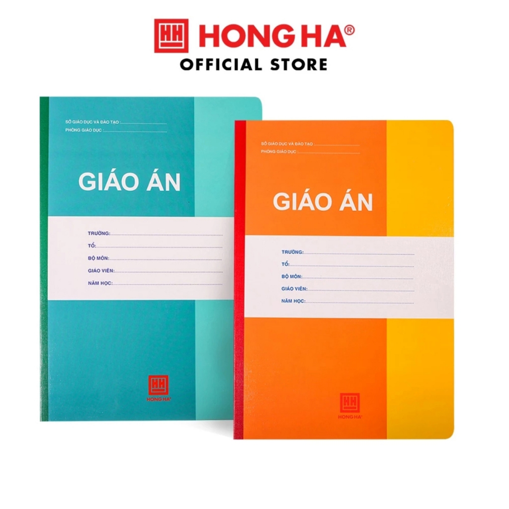 Combo 2 เล่ม Hong Ha A4 Lesson Plan 120 หน้า 60gsm - 1600