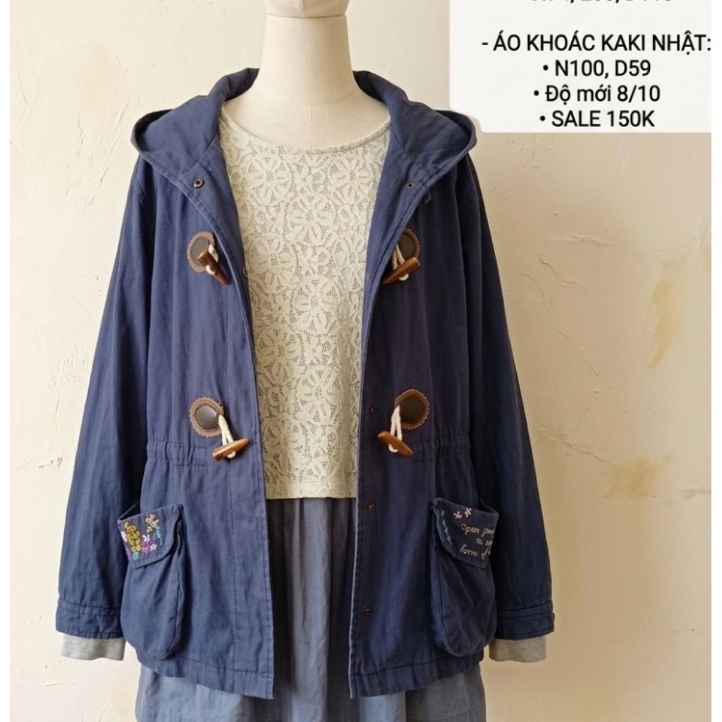 MORI STYLE BLUE LINEN DRESS SEt | 2HAND JAPAN