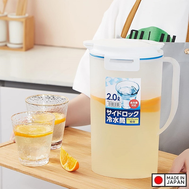 [HN Express] ขวดน้ําฝาล็อค Asvel Cool Square 2.0L - สินค้าในประเทศญี่ปุ่นแท้