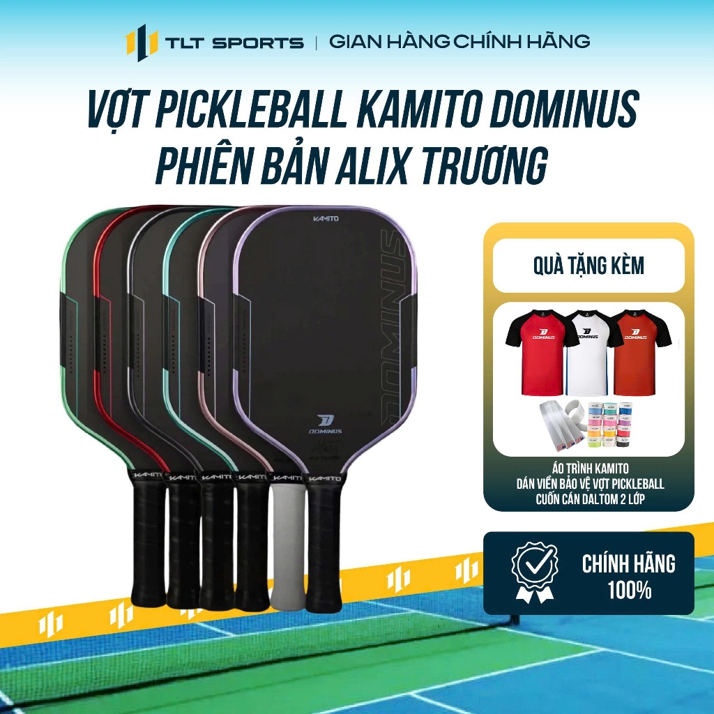 Kamito Dominus Pickleball Racket (16mm) Alix Truong Version