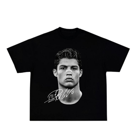 CR7 Oversize Unisex Loose Form Vintage Streetwear Hot Trend เสื้อยืด