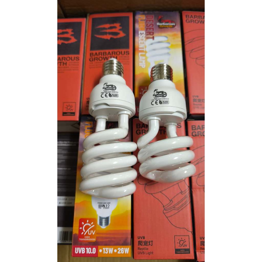 โคมไฟ UVB เฉพาะสําหรับสัตว์เลื้อยคลาน - UVB 5.0 - UVB 10.0 - ยี่ห้อการเจริญเติบโตของบาร์