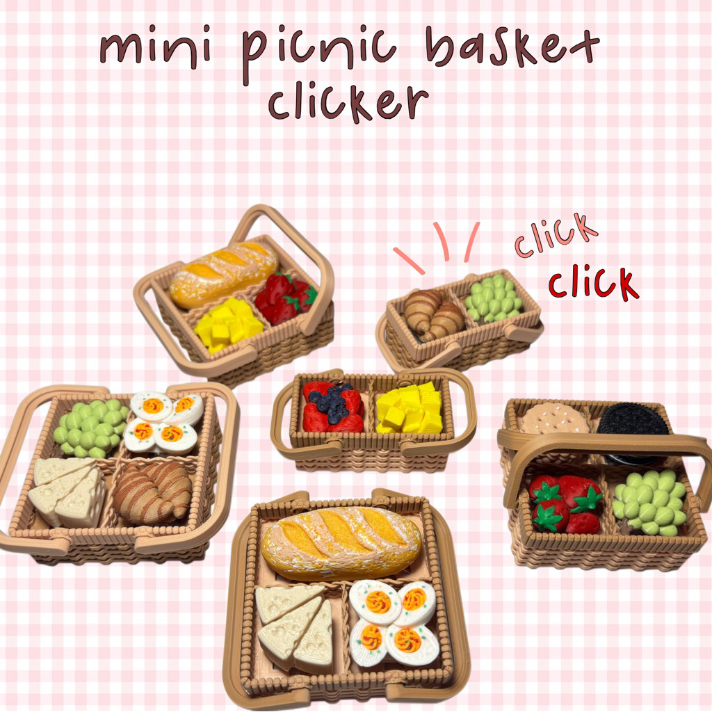 PICNIC MINI CLICKER IN3D BASKET MODEL
