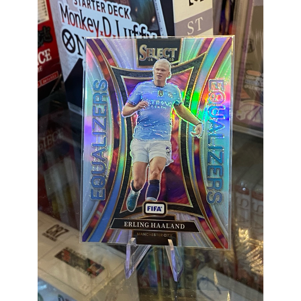 [HARD CARD] Erling Haaland Panini Select EPL 2024-25 EQUALIZERS Manchester City 23 Player Card