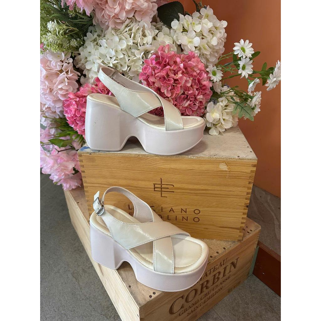 Canoe Sole SANDAL 10 ซม.CROSS-SANDAL คุณภาพสูง PU SOLES HELP INCREASE HEIGHT SUITABLE สําหรับ DWARF 