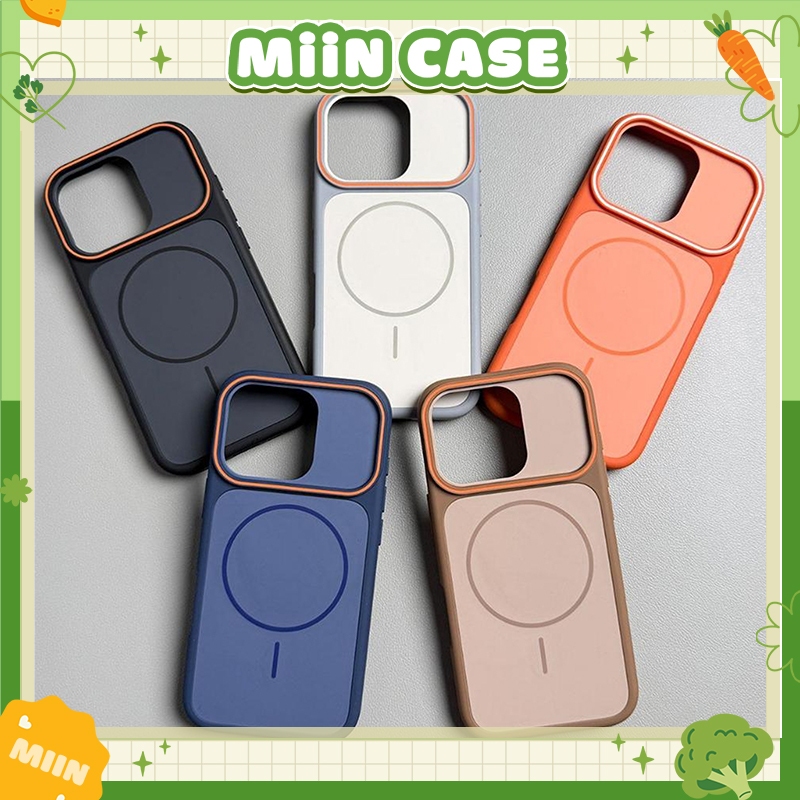 เคสขอบกล้องแม่เหล็กด้านอัพเกรด iPhone 17 Max พรีเมี่ยม - iP 12/13/14/15/16/17/Pro/Max