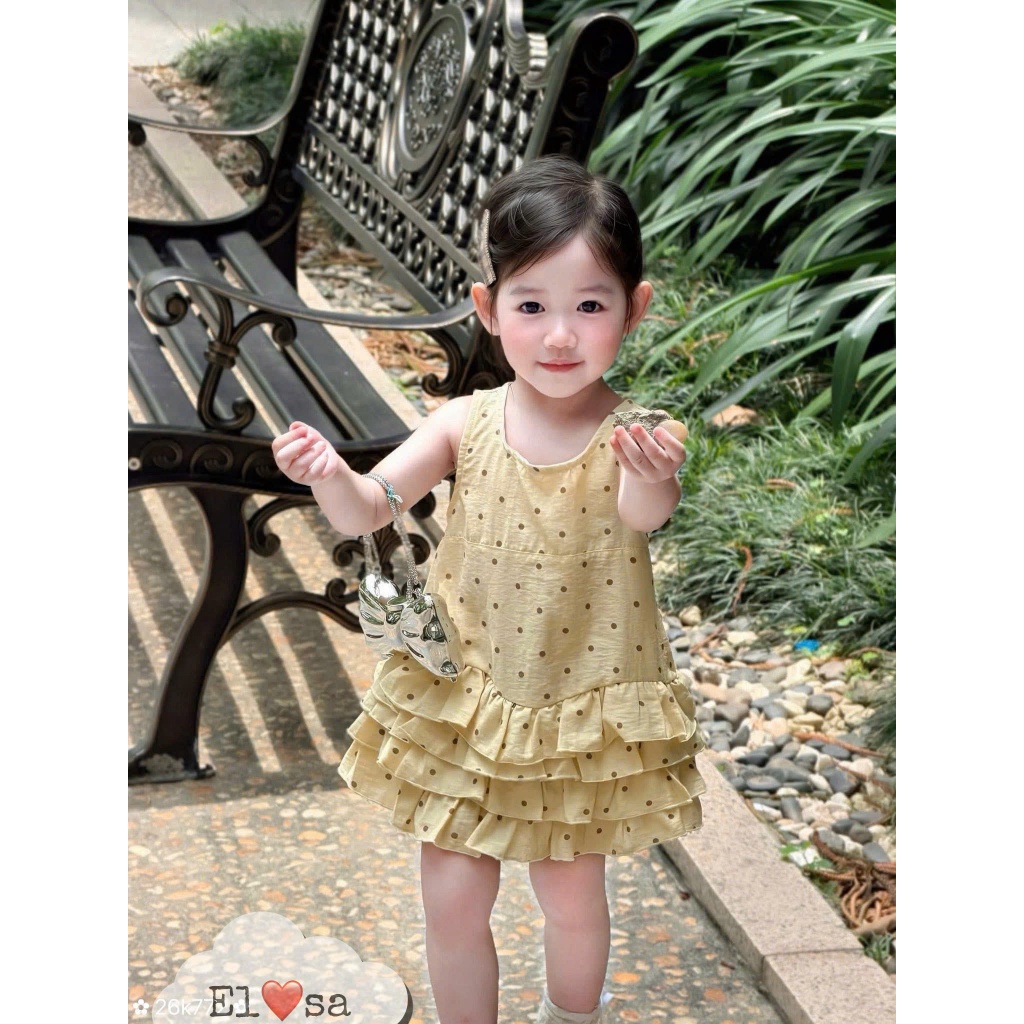 ชุดเดรสเด็กผู้หญิง - สุดน่ารัก 4-LAYER PORK DRESS สําหรับเด็กผู้หญิงอายุ 1-8 ปี